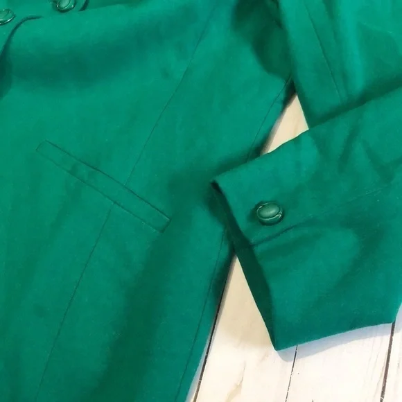 Vintage Pendleton emerald green virgin wool - Picture 9 of 10